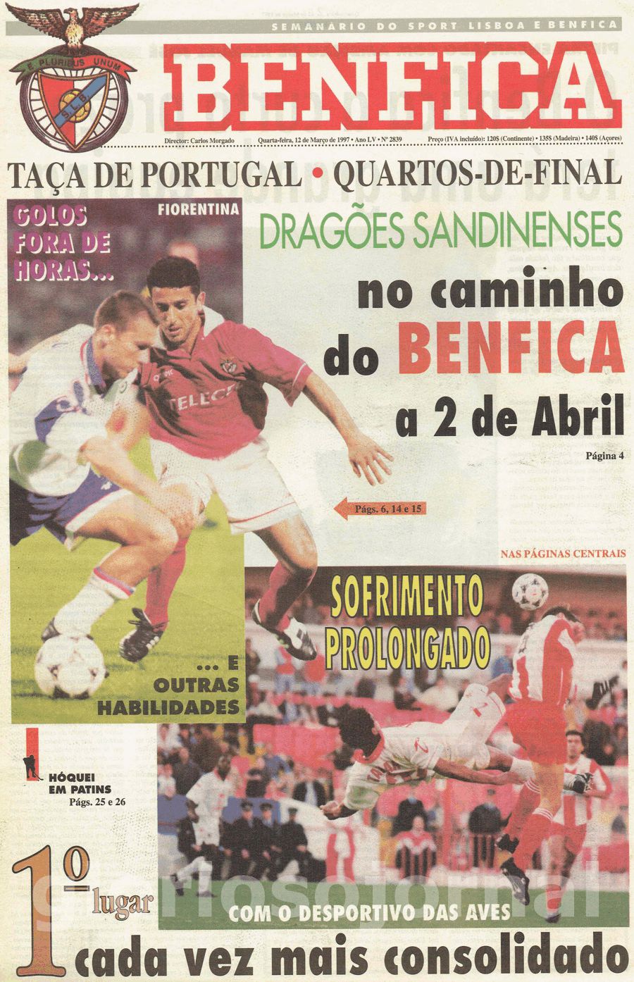 jornal o benfica 2839 1997-03-12